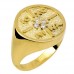 Χρυσό δαχτυλίδι κωνσταντινάτο Κ14